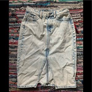 Wild Fable Acid Wash Skirt